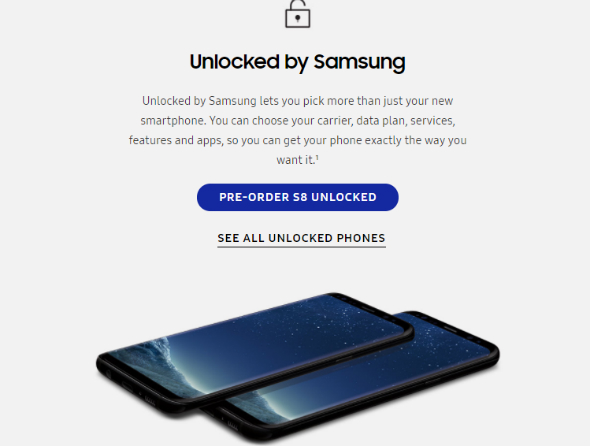 Samsung、「Galaxy S8／S8+」のSIMロック解除モデルを米国で発売へ
