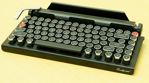 タイプライター風Bluetoothキーボード「QWERKYWRITER」発売 - ITmedia NEWS