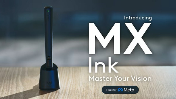 Logitech（ロジクール）、Meta Quest向けスタイラス「MX Ink」を123