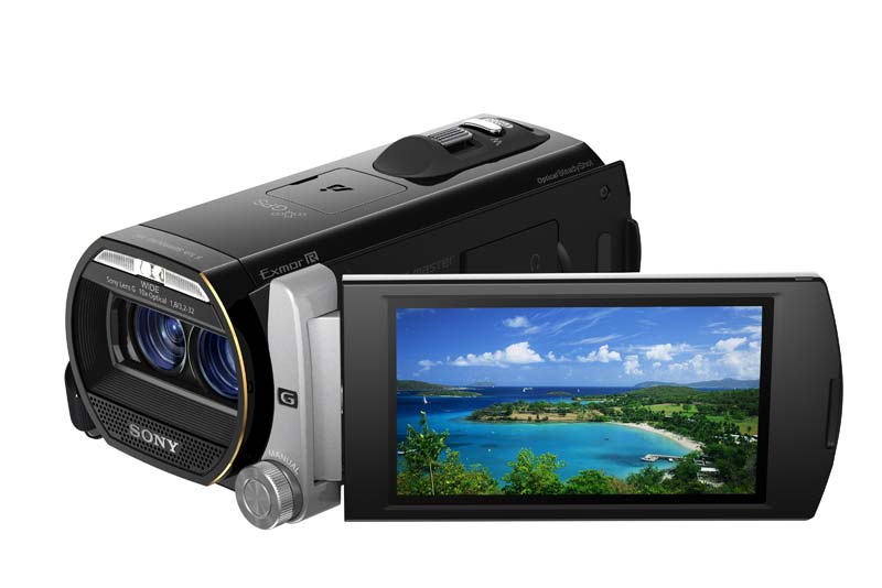 ボディ小型化、3Dの奥行きもフルオート調整 ハンディカム「HDR-TD20V