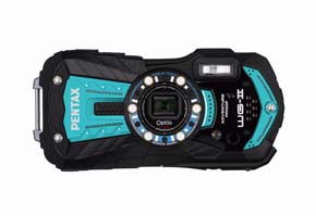防水デジカメ「PENTAX Optio WG-2」にカラバリ「シャイニーブルー