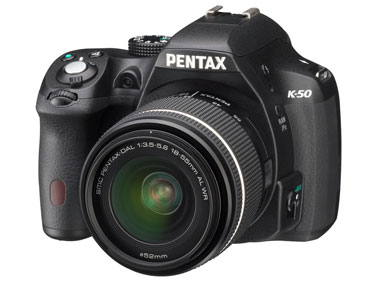 クラス初、防じん防滴エントリーデジタル一眼「PENTAX K-50