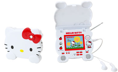 ハローキティの顔、そのままのワンセグテレビ - ITmedia NEWS