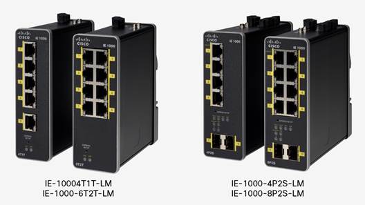 小型化に特化した産業用イーサネットスイッチ：Cisco Industrial
