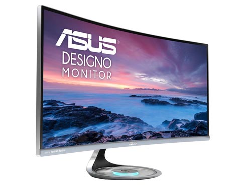 ASUS、Qi充電も行える21：9ウルトラワイド表示対応34型曲面