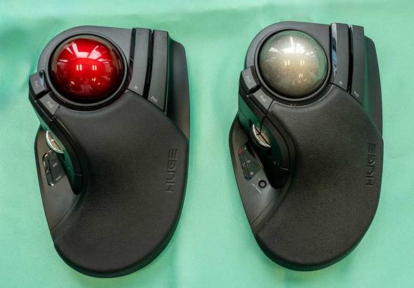 エレコムの大型トラックボールが8年ぶりに帰還！ 直径約52mmのボールを