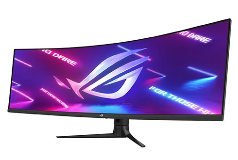 ASUS、32：9比の超ウルトラワイド表示に対応した49型ゲーミング液晶