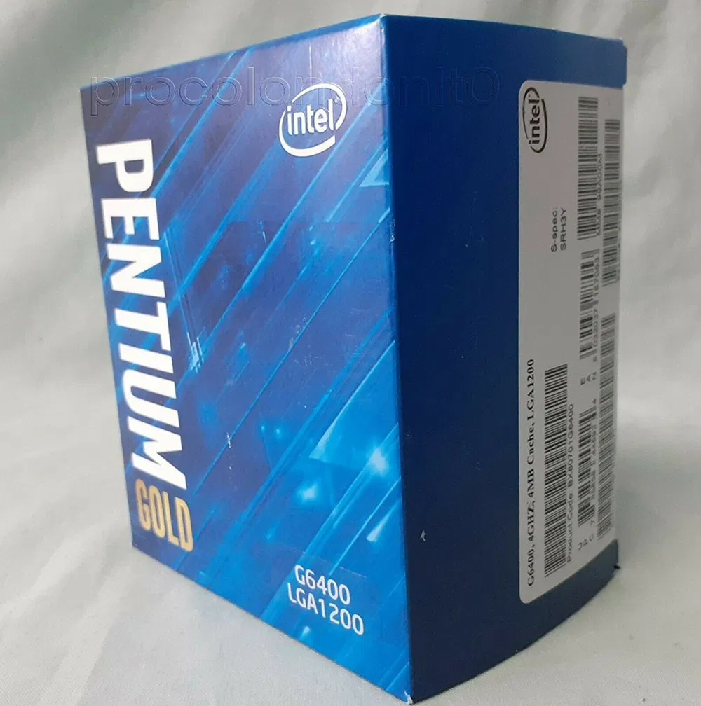 Intel Pentium Gold G6400 Desktop Processor 2 Cores 4.0 GHz LGA1200