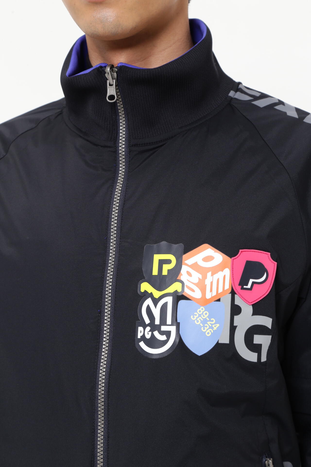 パーリーゲイツ & リバティ コラボ 花柄 ブルゾン ジップ ジャケット