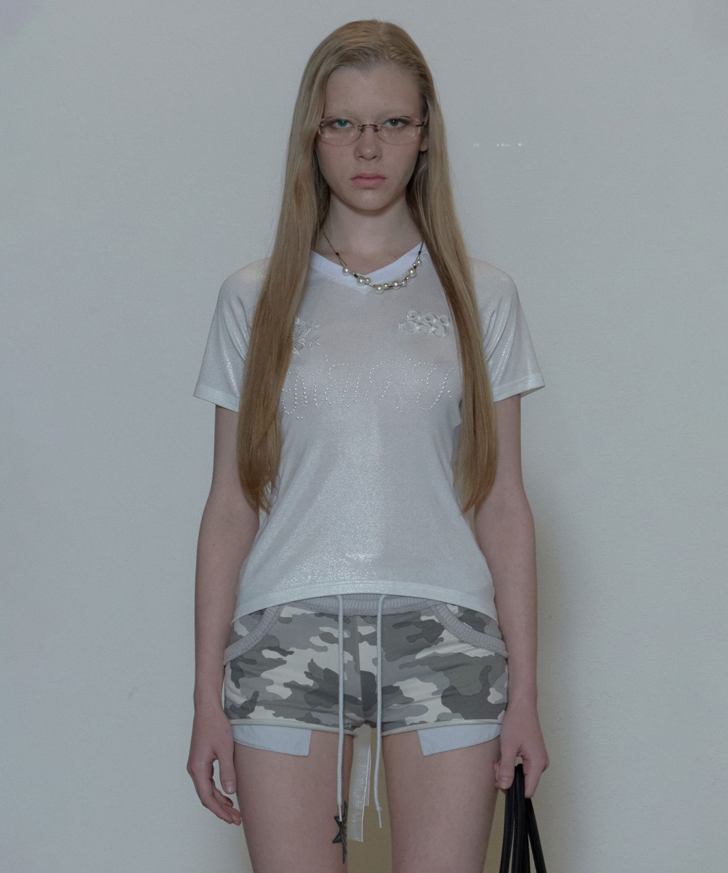 MUSINSA | SCULPTOR Team Mary Soccer Jersey Metallic White