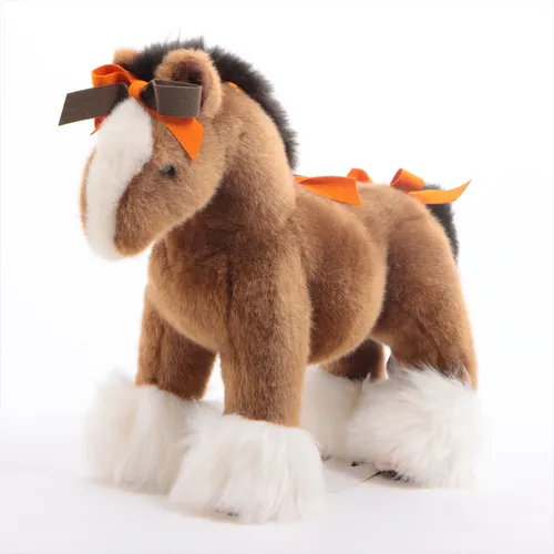 エルメス エルミーPPM アクリル×ポリエステル ぬいぐるみ ブラウン