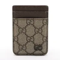 グッチ GGスプリーム 701331 PVC iPhoneケース ベージュ Aランクの