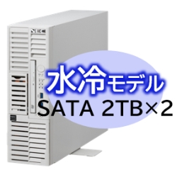 NEC Express5800/D/T110m-S 水冷モデル Xeon 6315P 4C/16GB/SATA 2TB*2