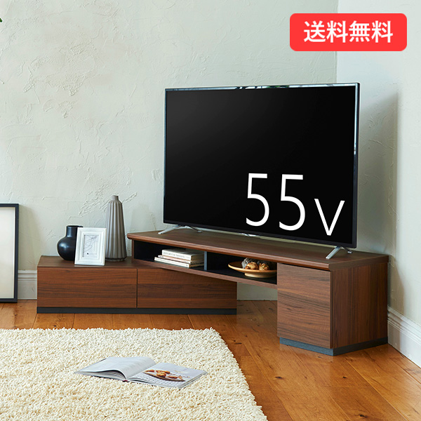 伸縮式テレビ台 ブラウン 幅130〜190cm|インテリア・雑貨ならPIARY