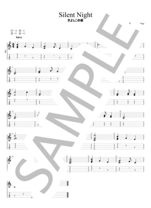 楽譜】ボサノバ風 タレガのエチュード ホ短調 / フランシスコ・タレガ