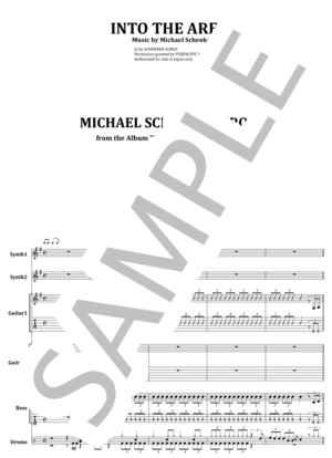 楽譜】マイケル・シェンカー / イントゥ・ジ・アリーナ バンド・スコア