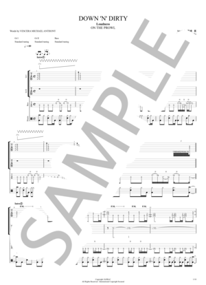 楽譜】LIKE HELL / LOUDNESS (バンドスコア / 上級) - Piascore 楽譜ストア