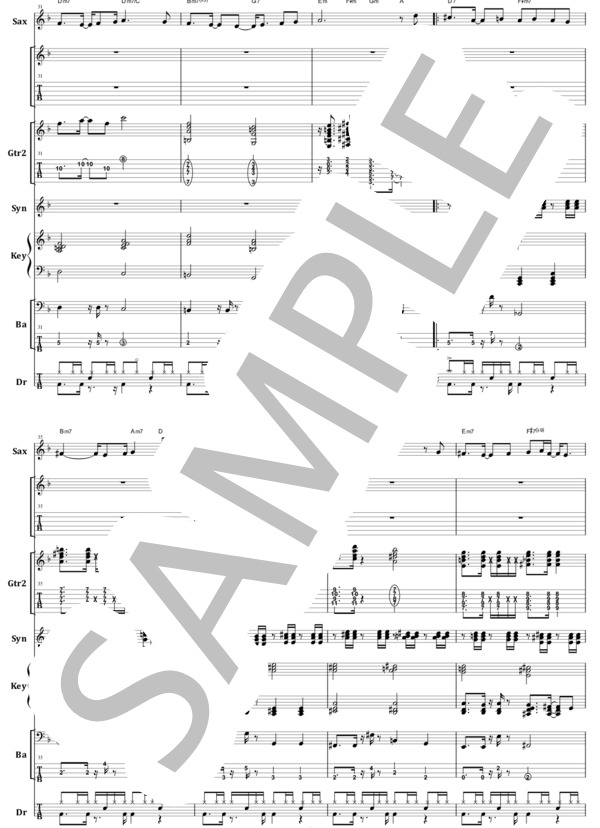 楽譜】ザ・スクエア / TAKARAJIMA バンド・スコア from68 / T-SQUARE