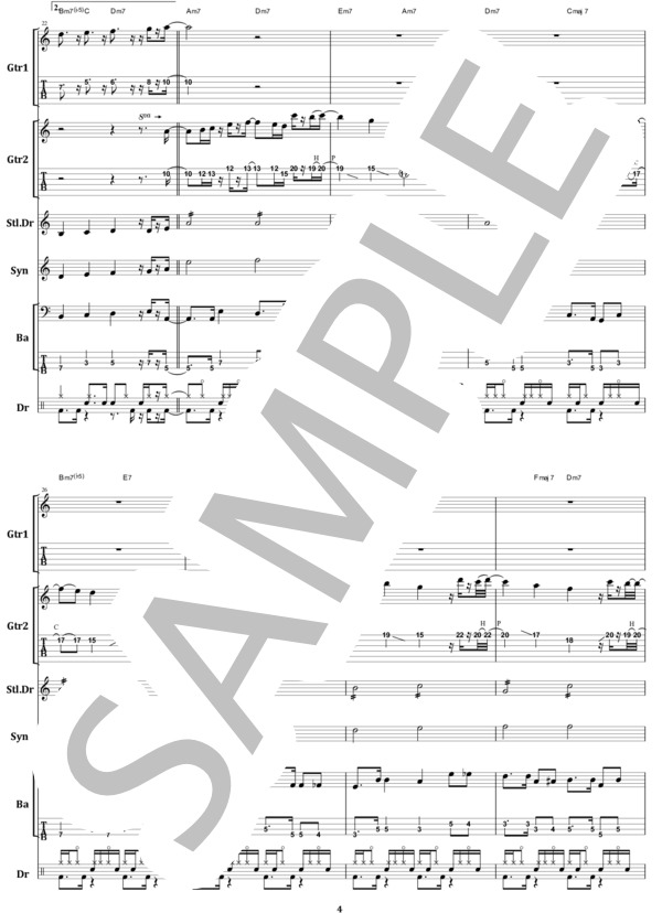 楽譜】高中正義 / SAUDADE バンド・スコア 楽譜 / 高中 正義 (バンド