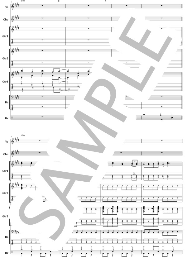 楽譜】LUNA SEA / STORM バンド・スコア 楽譜 / LUNA SEA (バンド