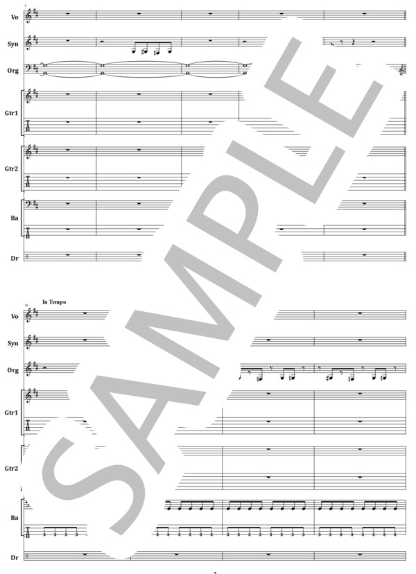 楽譜】ディープ・パープル / KNOCKING AT YOUR BACK DOOR バンド