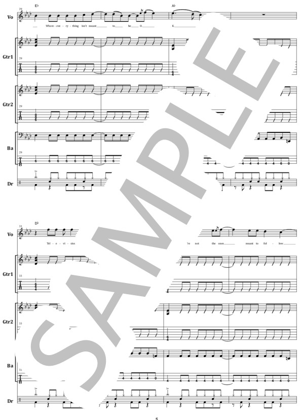 楽譜】GREEN DAY / American Idiot バンド・スコア from68 / GREEN DAY