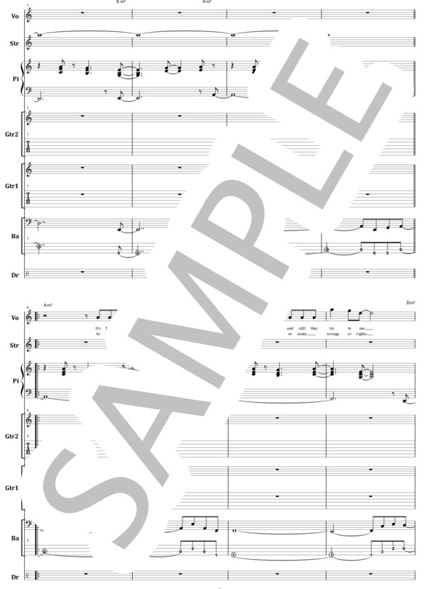 楽譜】ジャーニー / クライング・ナウ バンド・スコア / JOURNEY