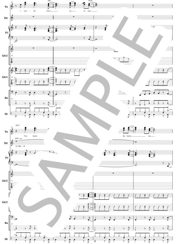 楽譜】ジャーニー / クライング・ナウ バンド・スコア / JOURNEY