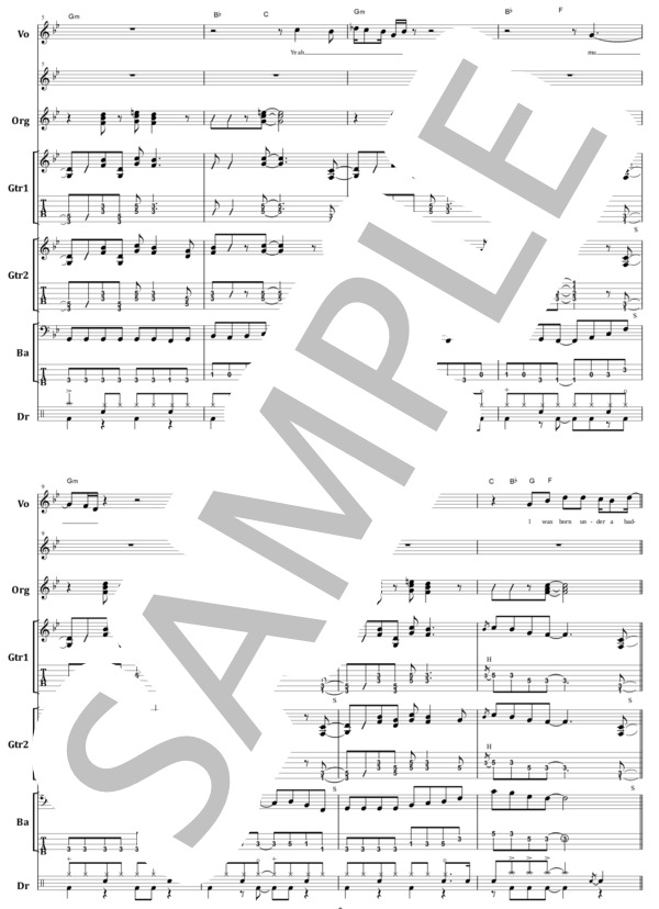 楽譜】WHITESNAKE / Fool For Your Lovin バンド・スコア from68