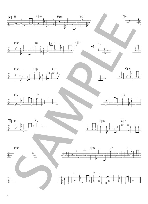 楽譜】想い出の渚 / 加瀬 邦彦 (エレキベース / 初〜中級) - Piascore