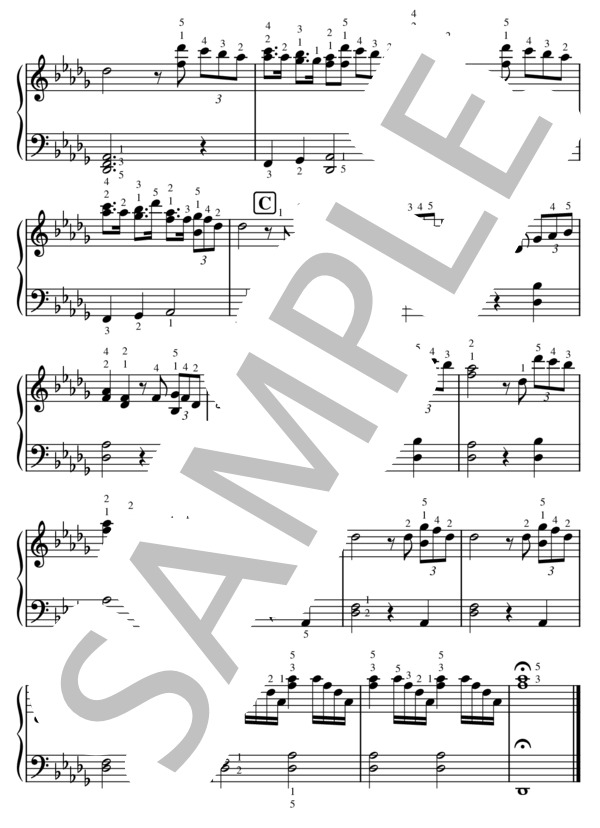 楽譜】 炎のランナー 原曲キー・D♭ Chariot of Fire / エヴァンゲロス