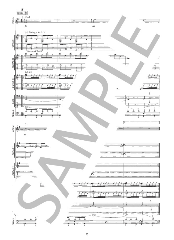 楽譜】MOTHER / LUNA SEA (バンドスコア / 中級) - Piascore 楽譜ストア