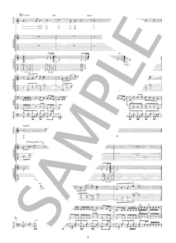 楽譜】DESIRE / LUNA SEA (バンドスコア / 中級) - Piascore 楽譜ストア