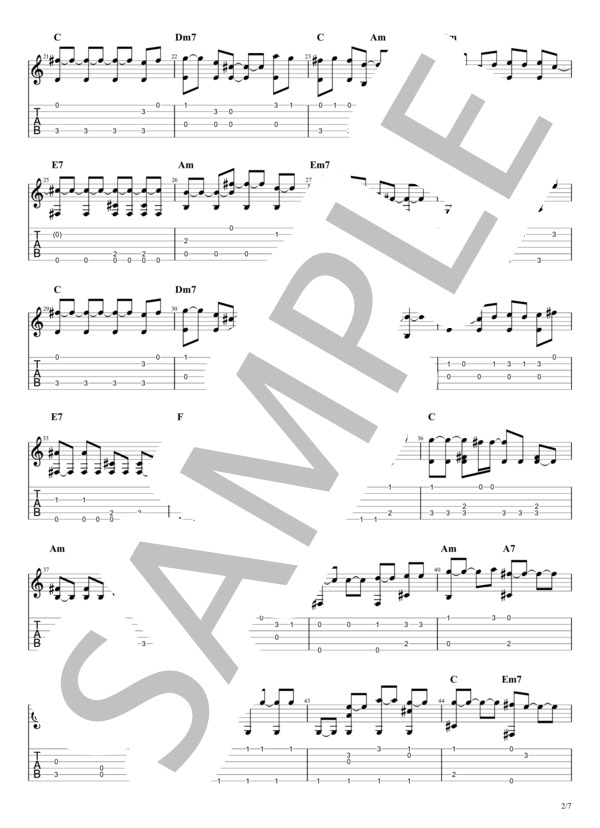 楽譜】星空のディスタンス / THE ALFEE (ギターソロ / 中級