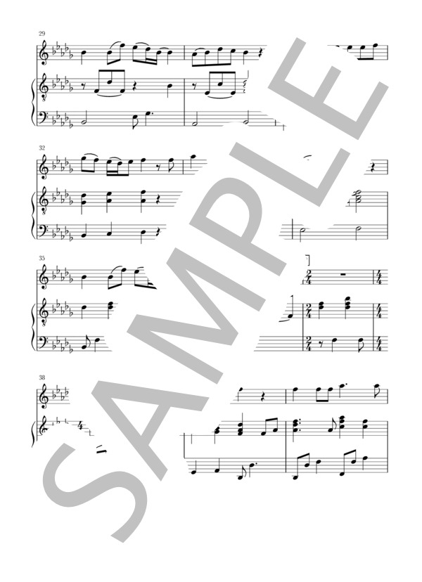 楽譜】テルーの唄 / 手嶌 葵 (アンサンブルピアノ＋他楽器 / 初〜中級