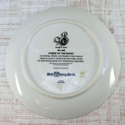 フロリダ ディズニーワールド USA 20周年 絵皿 1991年 ディズニー 通販