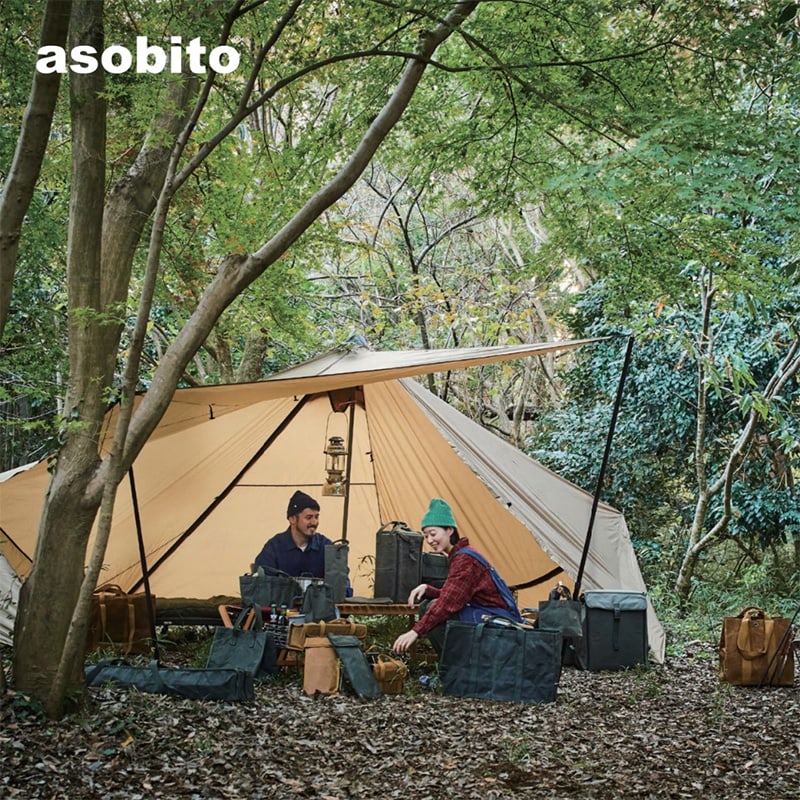 楽天市場】asobito アソビト ファスナーバッグ アウトドア キャンプ