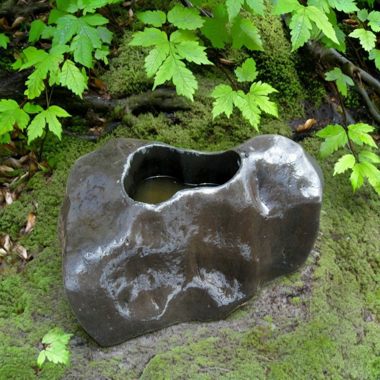 天然石 蹲(つくばい) 066 手水鉢【商品番号：m-ni066】