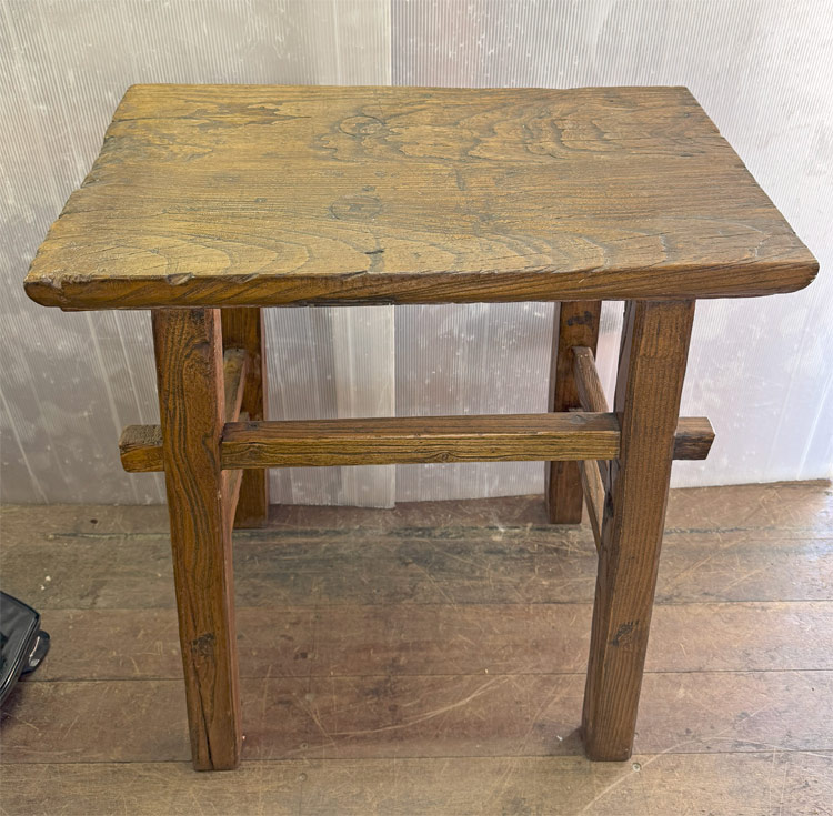 楽天市場】送料無料 古木家具 飾り台 H80cm W65cm 古材 台座 台