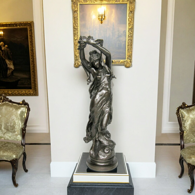 ブロンズ 女性像 H82cm 銅像 存在感のある ヴィーナス