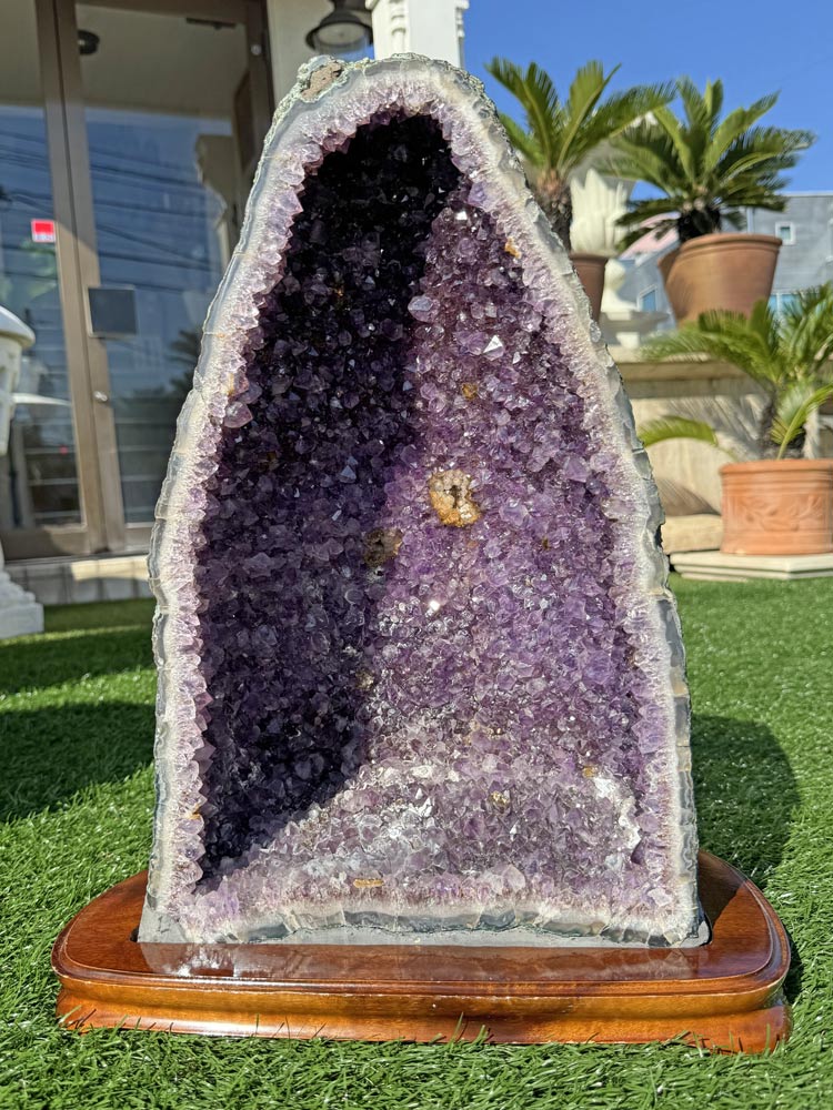 楽天市場】天然 アメジスト 紫水晶 ドーム 原石 大きい パワーストーン