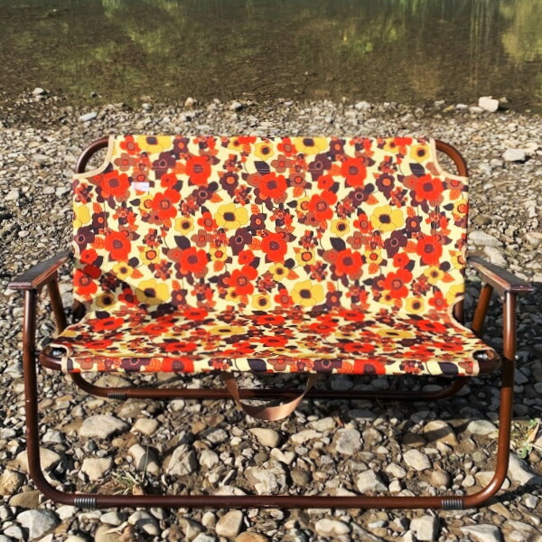 楽天市場】ダブルチェア パジャマムーン ベンチ アウトドア キャンプ