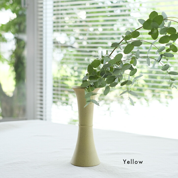 楽天市場】【在庫限り】花瓶 セラミックベース カウラ イエロー