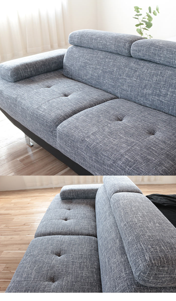 楽天市場】ソファー ソファ カウチソファ カウチ 3人掛け 大型 カウチ