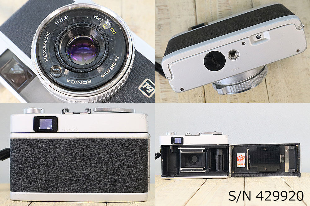 中古】【送料無料】【保証付 】KONICA C35 E&L S/N 429920（ケース