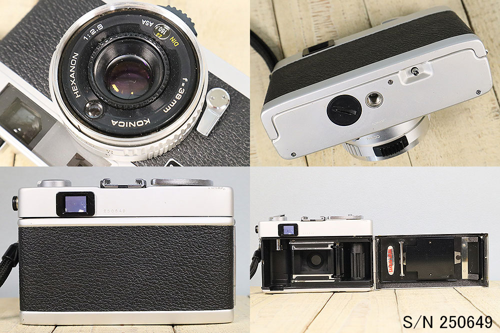 中古】【送料無料】【保証付 】KONICA C35 Flashmatic S/N 250649