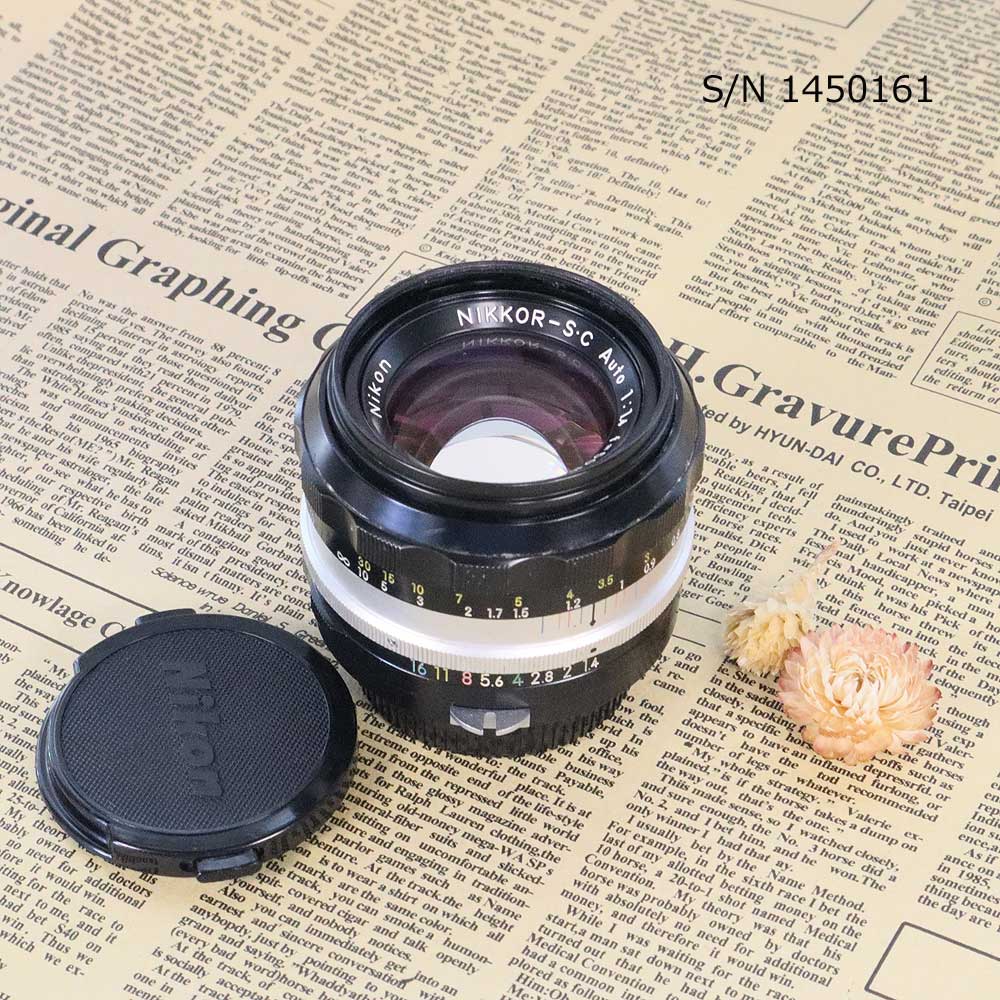 保証付 】【中古】 Nikon NIKKOR-S.C Auto 50mm f1.4 ニコン Fマウント