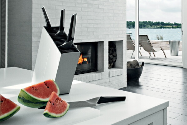 楽天市場】エバソロ ナイフスタンド 包丁スタンド アングルド 北欧