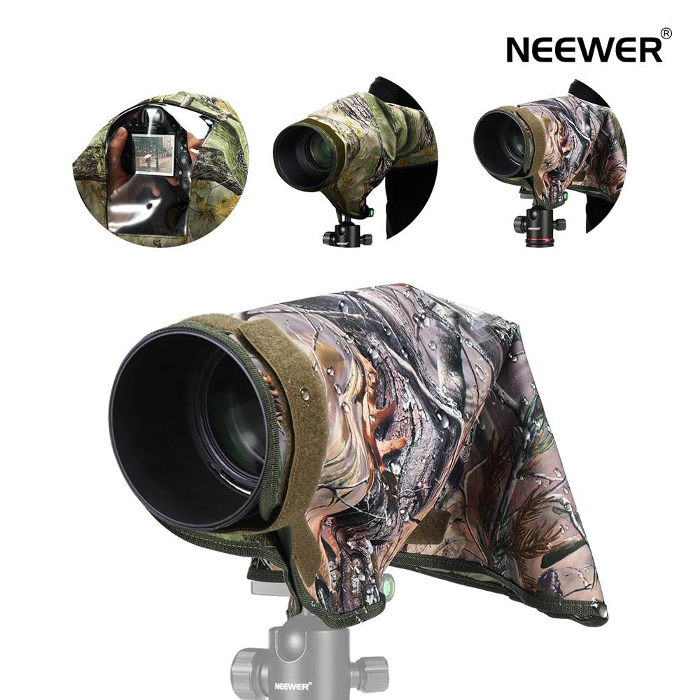 楽天市場】【P10倍+20%OFF券】NEEWER カメラレインカバー M/L/XL 防水