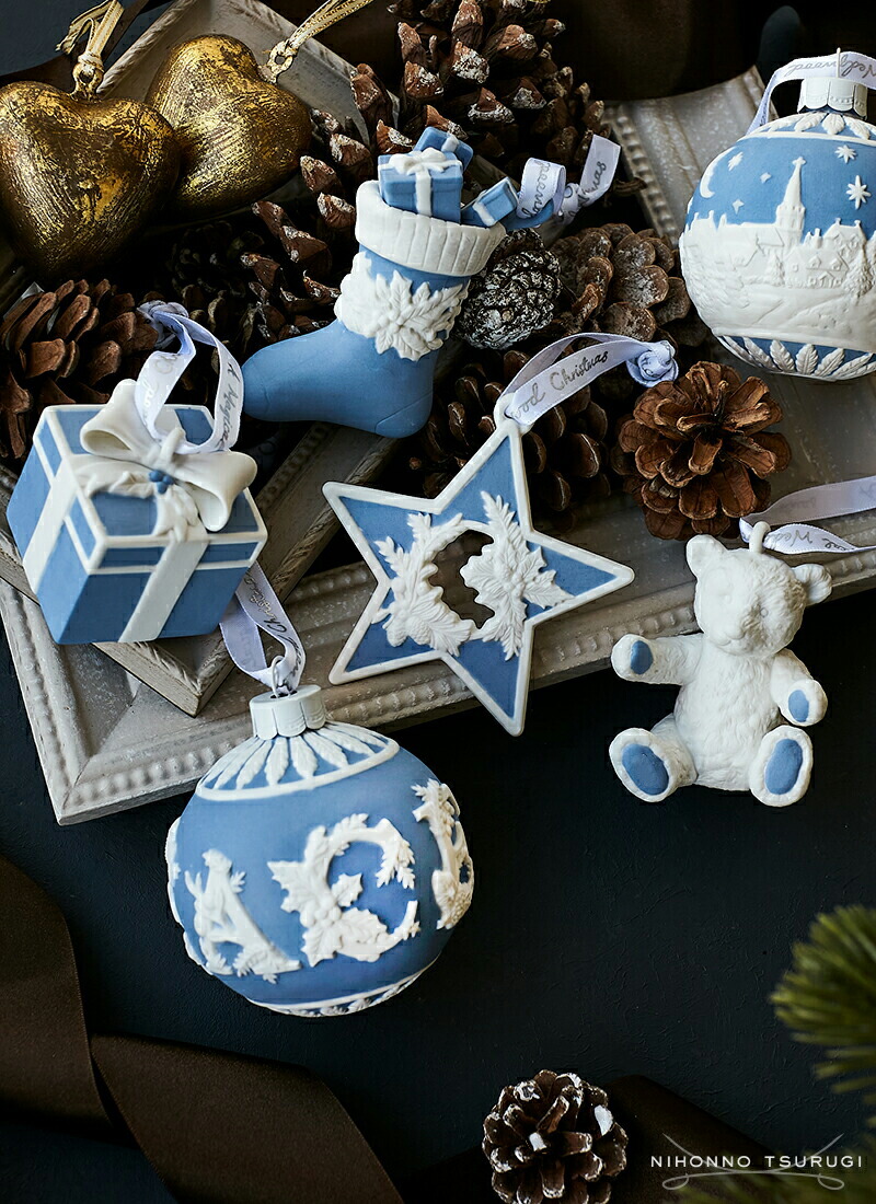 ウェッジウッド　ホリデークリスマスオーナメント　ベア WEDGWOOD（ウェッジウッド） ホリデイ オーナメント テディベア 2019
